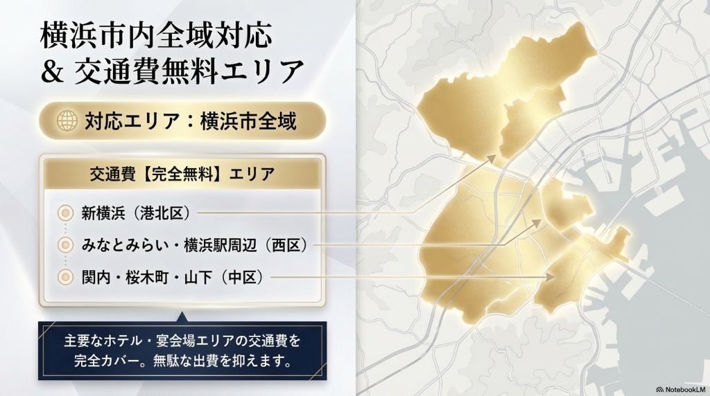 横浜市内全域対応エリアマップ